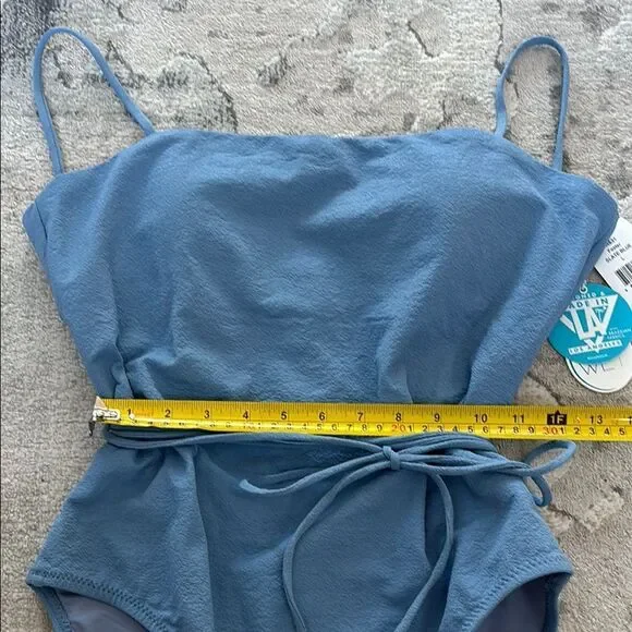 Blue One Piece Swimwear Classic Design